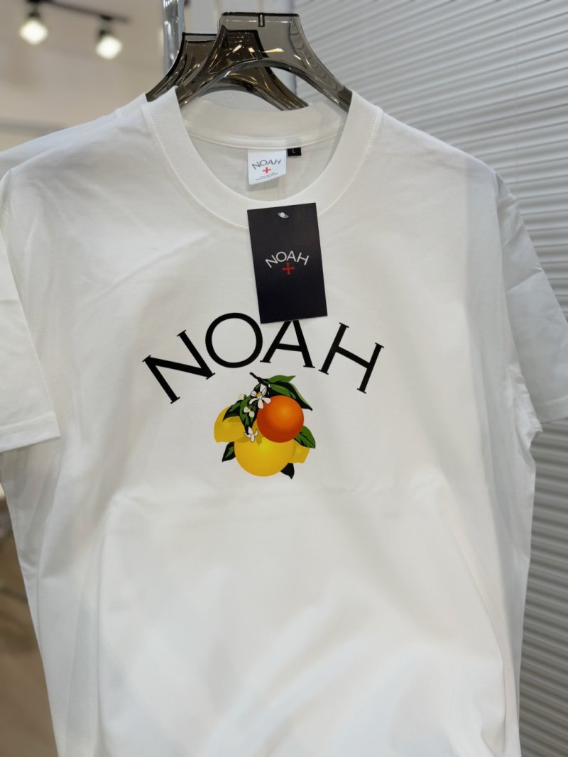 Noah Cross Logo Short Sleeve T-Shirt Black view