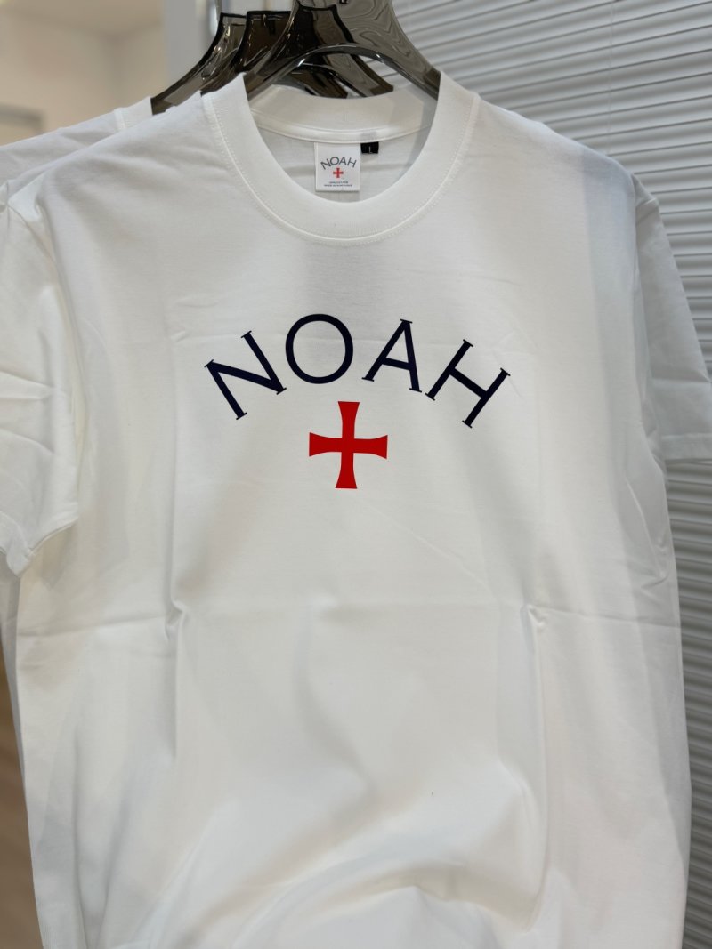 Noah Cross Logo Short Sleeve T-Shirt Black view