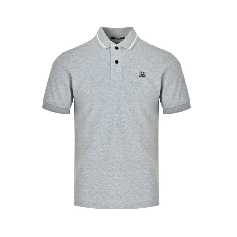 C.P. Company Grey Polo Shirt view