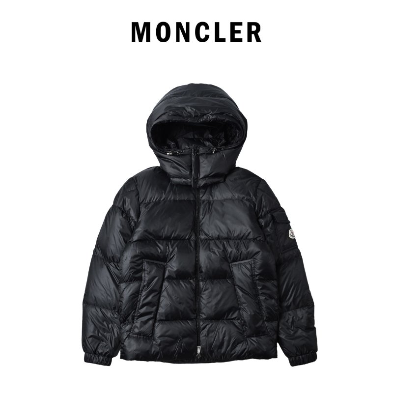 Moncler Black Puffer Down Jacket view