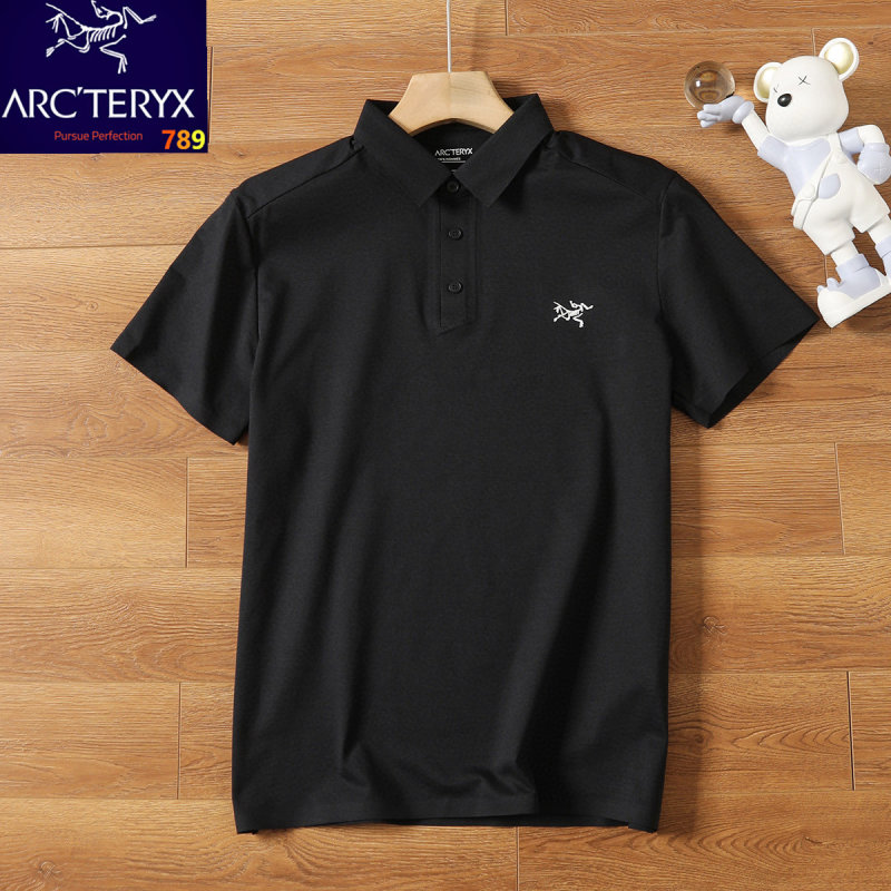 Arc'teryx Short Sleeve Polo Shirt Black