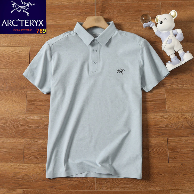Arc'teryx Short Sleeve Polo Shirt Black view