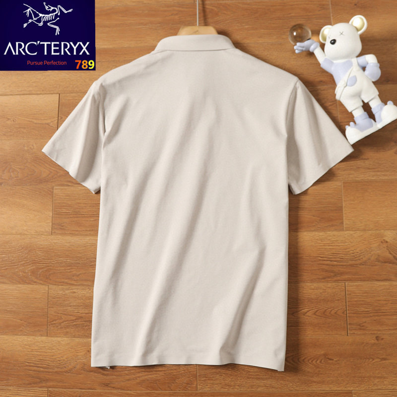 Arc'teryx Short Sleeve Polo Shirt Black view