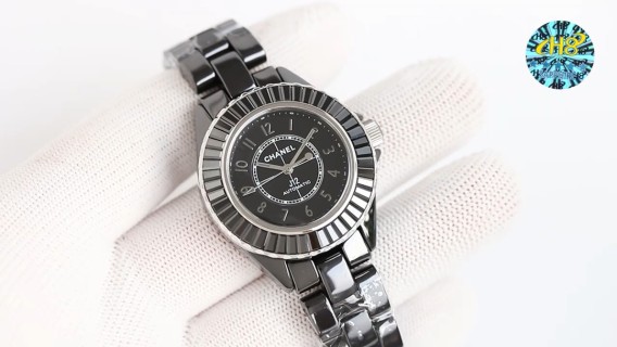 Chanel J12 Series 33mm Black Ceramic Automatic Watch
