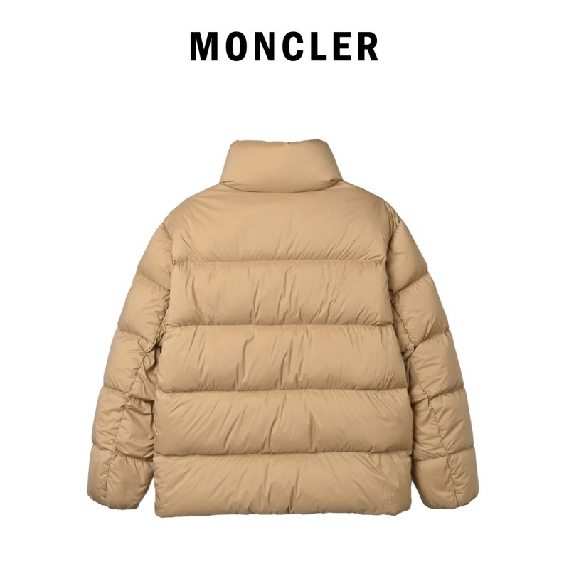 Beige Puffer Down Jacket – Warm Winter Coat view