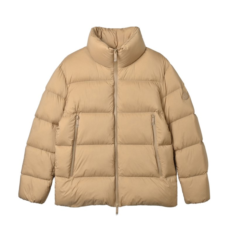 Beige Puffer Down Jacket – Warm Winter Coat view