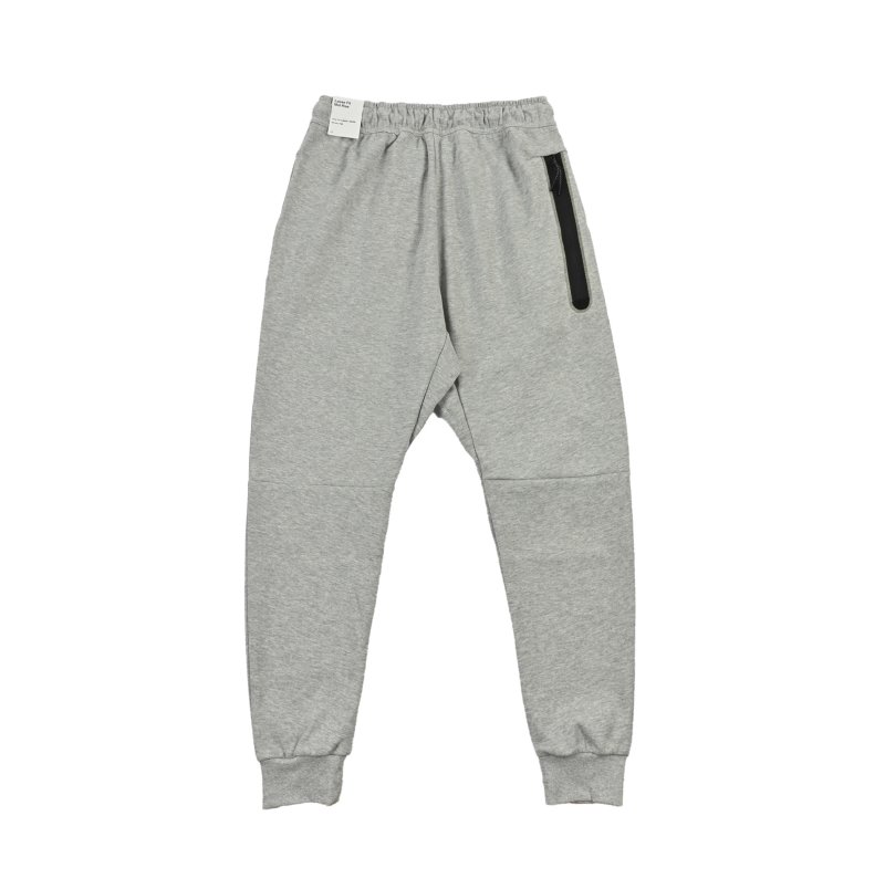 Light Grey Tapered Joggers with Drawstring view