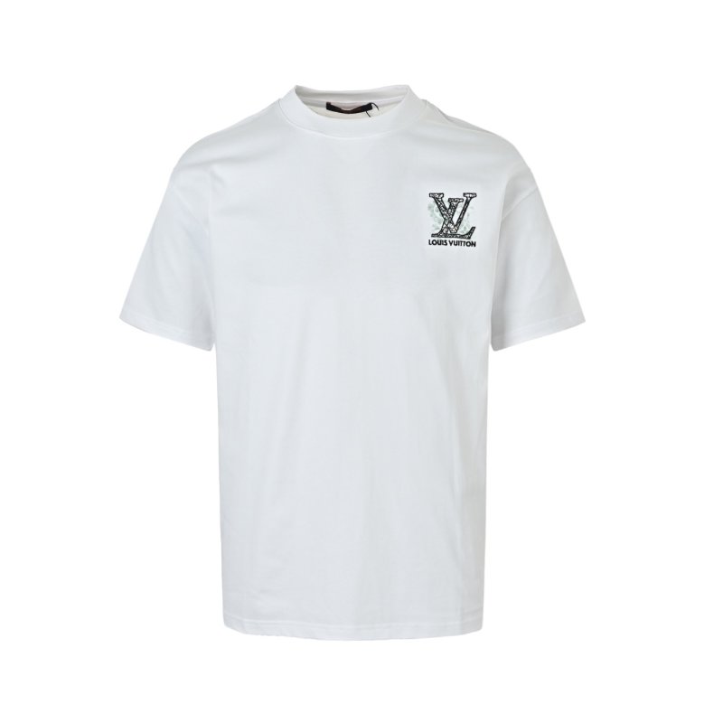Louis Vuitton LV Logo White Short Sleeve T-Shirt view