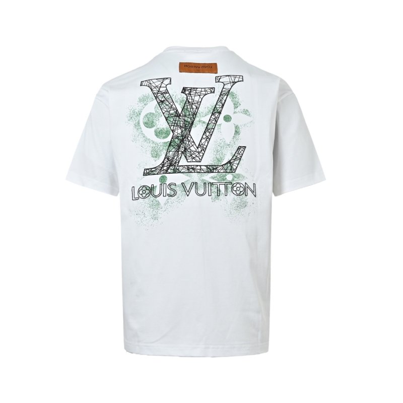 Louis Vuitton LV Logo White Short Sleeve T-Shirt view