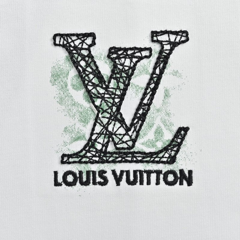 Louis Vuitton LV Logo White Short Sleeve T-Shirt view