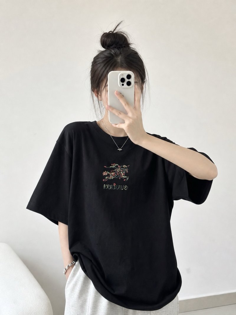 Essentials Black Embroidered Logo T-Shirt