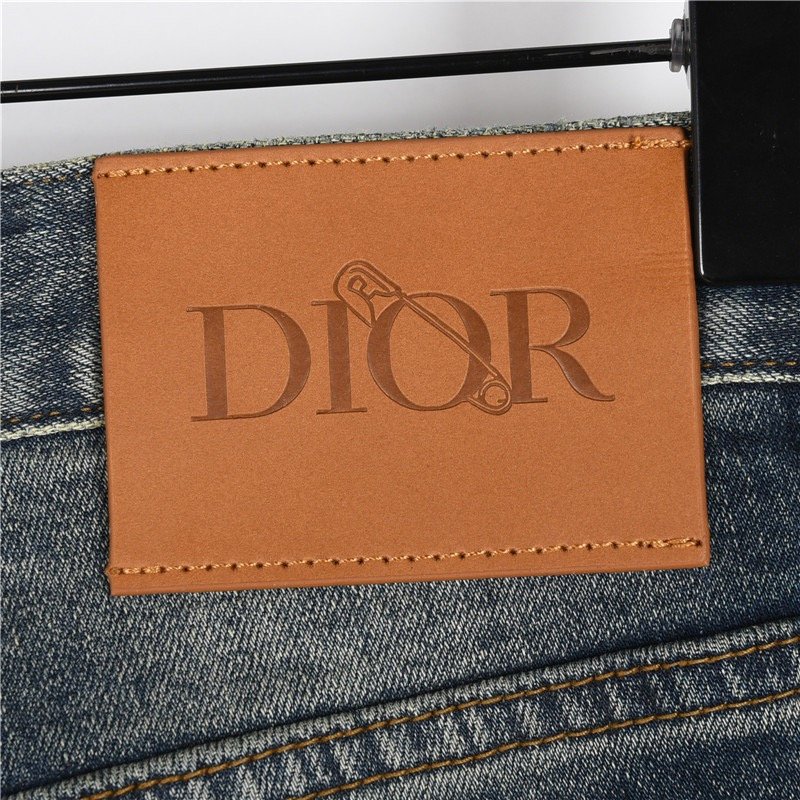 Vintage Wash Straight-Leg Jeans - Medium Blue Denim view