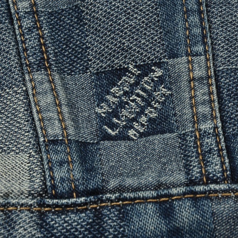 Louis Vuitton Checkered Denim Jacket Blue view