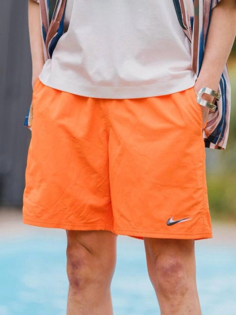 Nike Orange Athletic Shorts