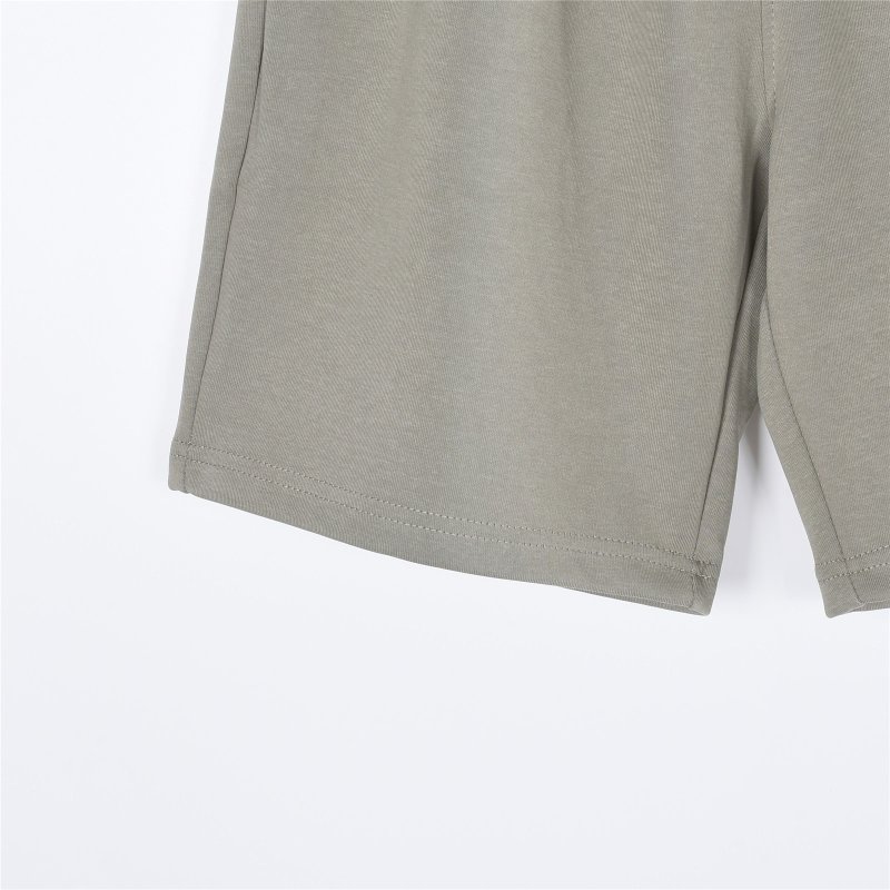 Kailas Embroidered Logo Drawstring Shorts Sage Green view