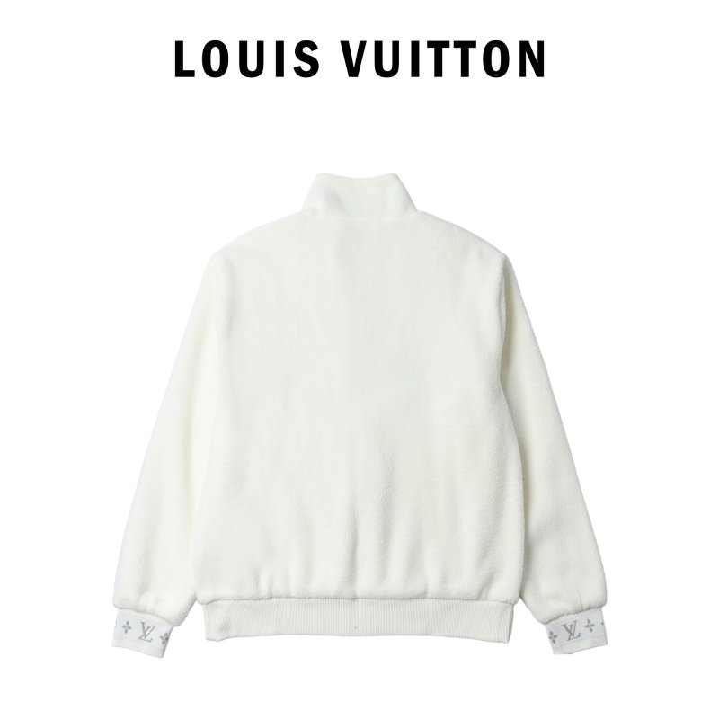 Louis Vuitton 24FW Lambswool Teddy Jacket Cream view