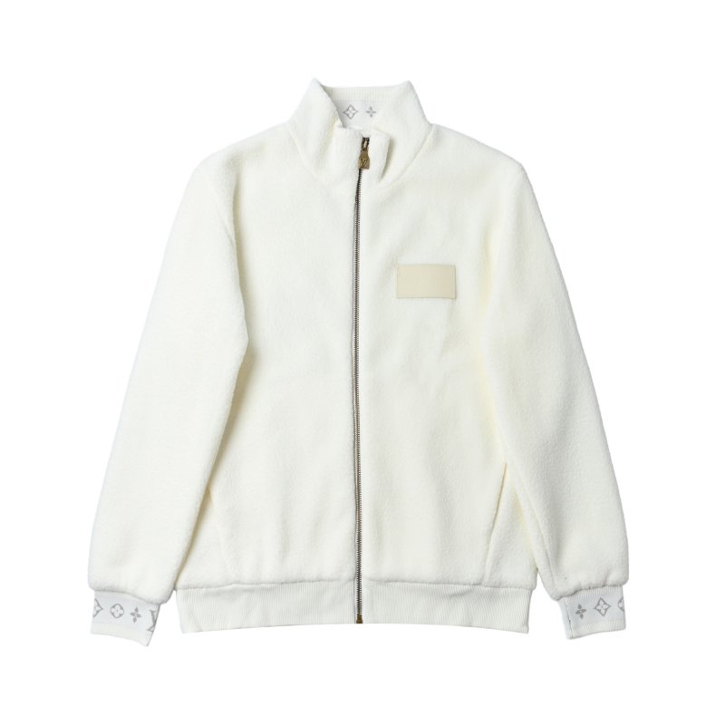 Louis Vuitton 24FW Lambswool Teddy Jacket Cream view