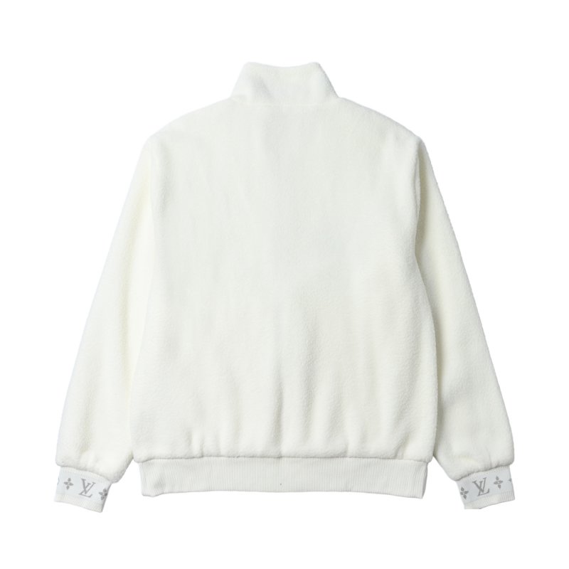 Louis Vuitton 24FW Lambswool Teddy Jacket Cream view