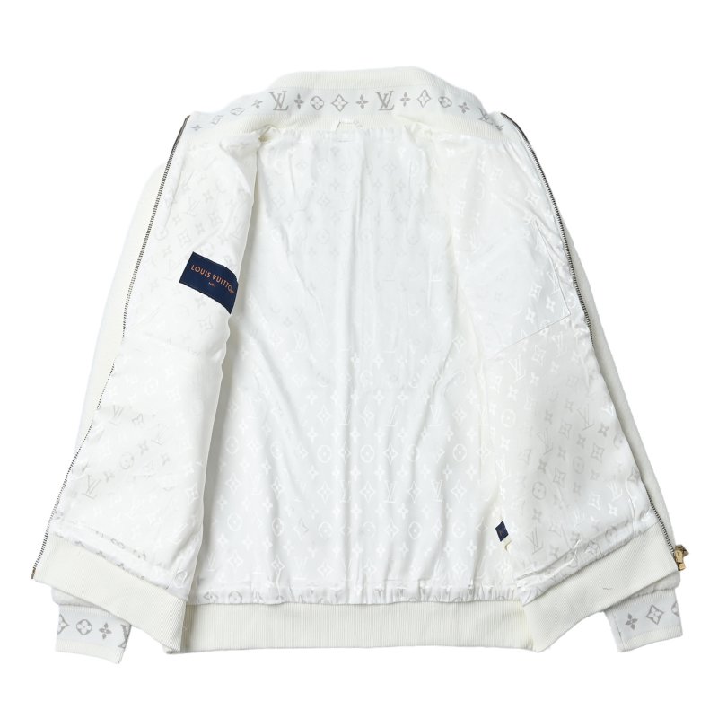 Louis Vuitton 24FW Lambswool Teddy Jacket Cream view