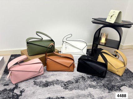 Loewe Geometric Puzzle Hobo Underarm Bag - Sage Green view 9