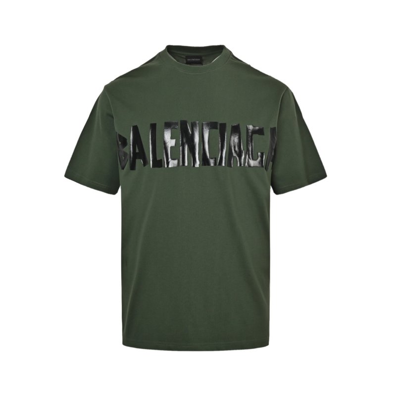 Olive Green Graphic Short Sleeve T-Shirt view