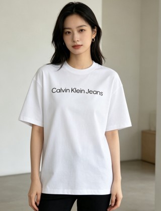 Calvin Klein Jeans Logo White T-Shirt