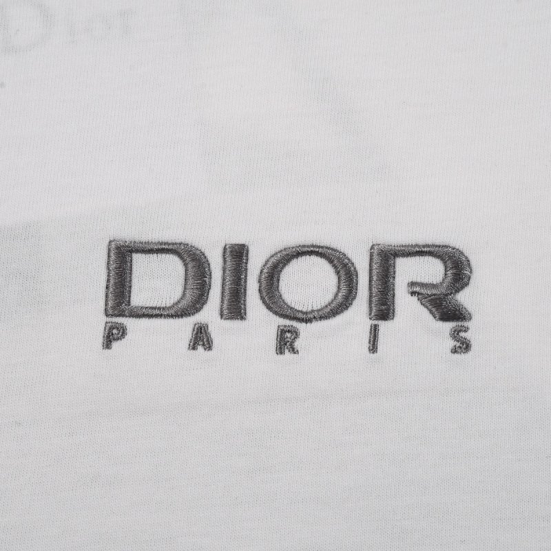 Dior Classic White Logo T-Shirt view