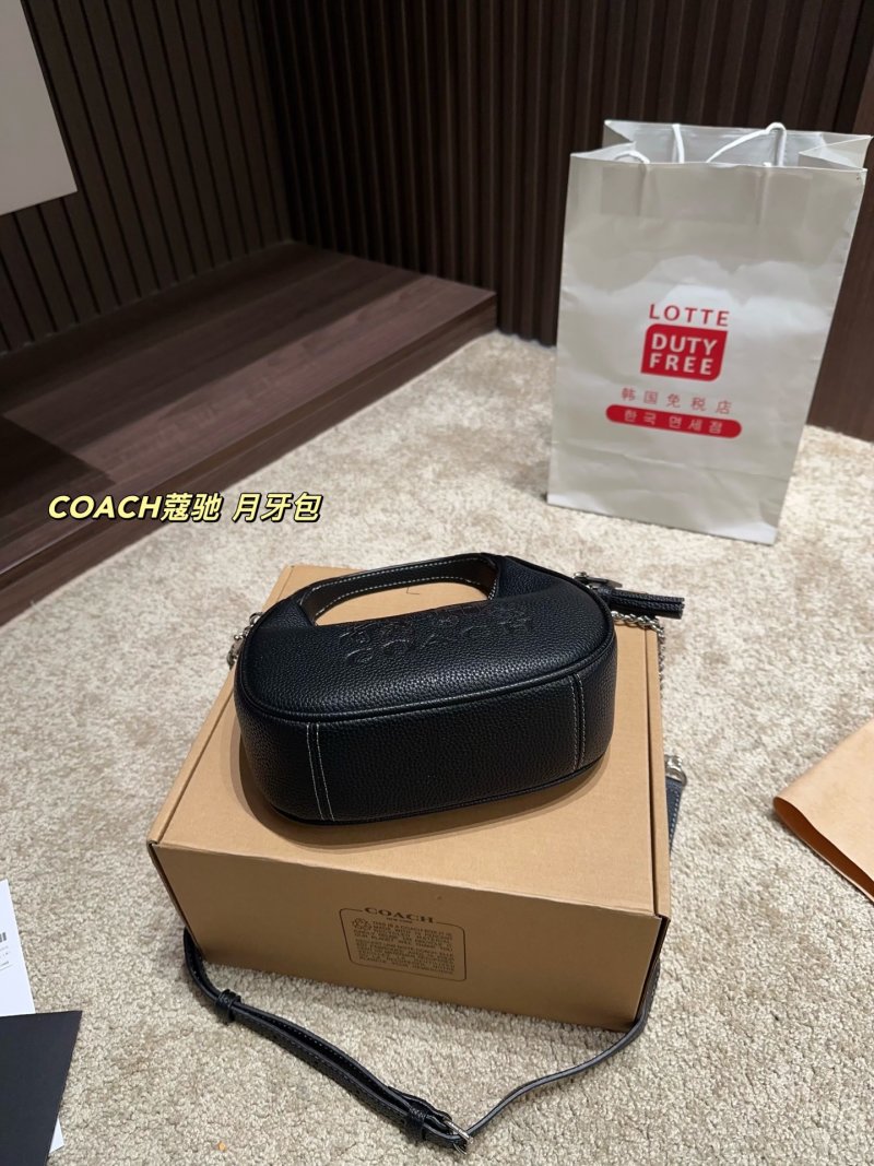 Coach Crescent Moon Black Shoulder Bag view