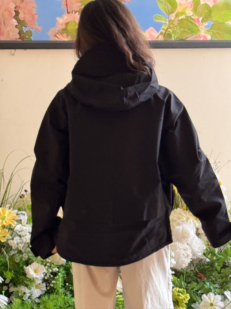 Deep Green Windbreaker Jacket - Oversized Fit S-XXL view