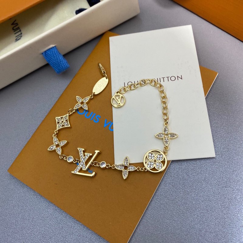 Louis Vuitton Gold Monogram Charm Bracelet view