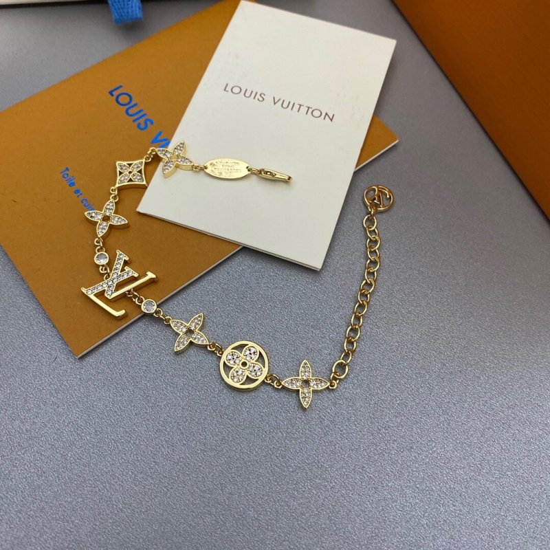 Louis Vuitton Gold Monogram Charm Bracelet view