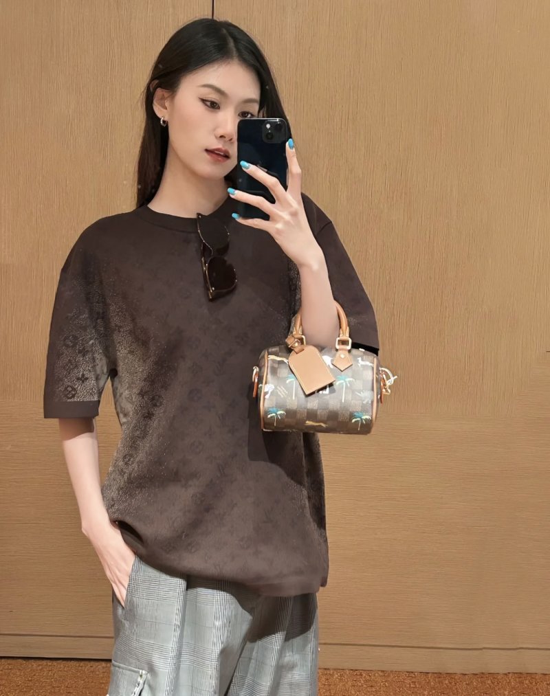 Brown Oversized Short Sleeve T-Shirt