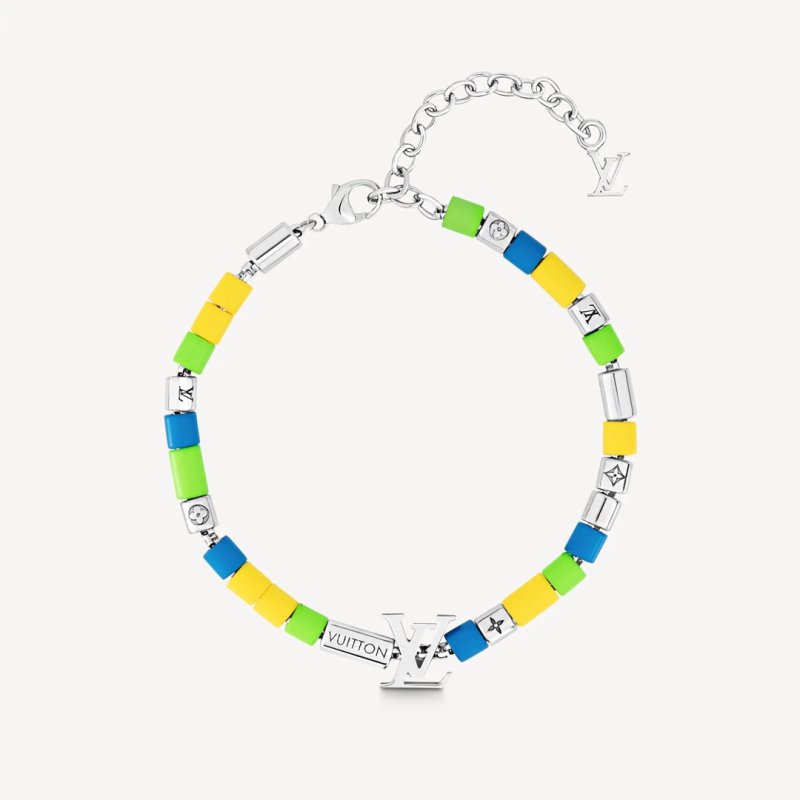 Louis Vuitton Sunrise Beaded Bracelet – Blue/Yellow view