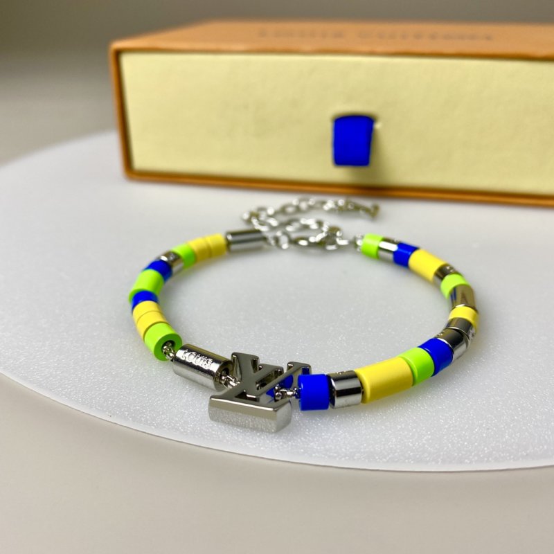 Louis Vuitton Sunrise Beaded Bracelet – Blue/Yellow view