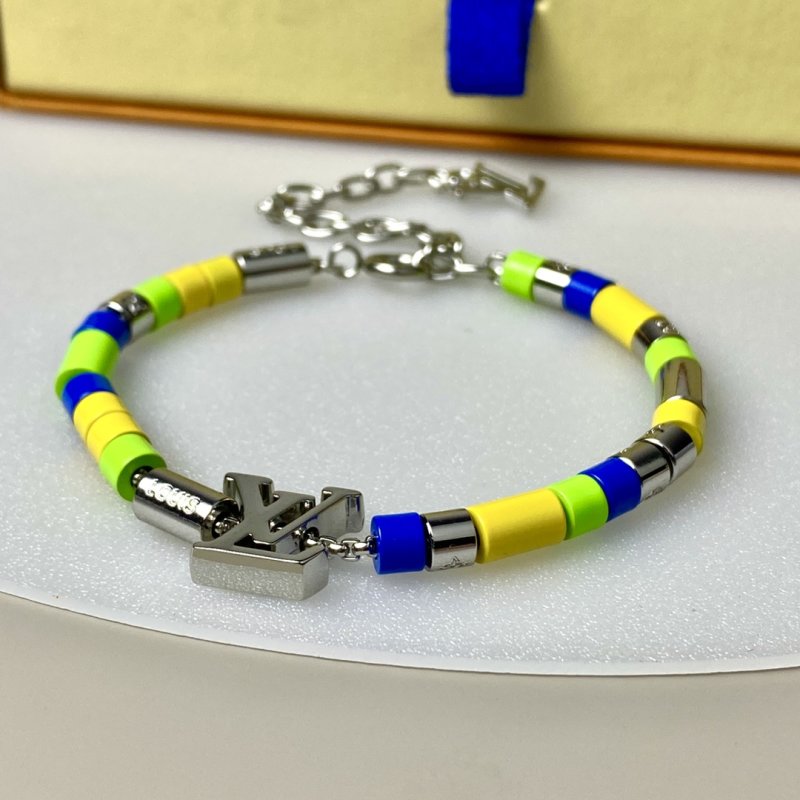 Louis Vuitton Sunrise Beaded Bracelet – Blue/Yellow view