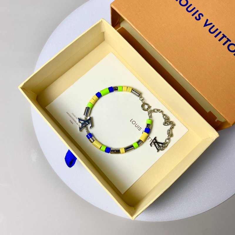 Louis Vuitton Sunrise Beaded Bracelet – Blue/Yellow view