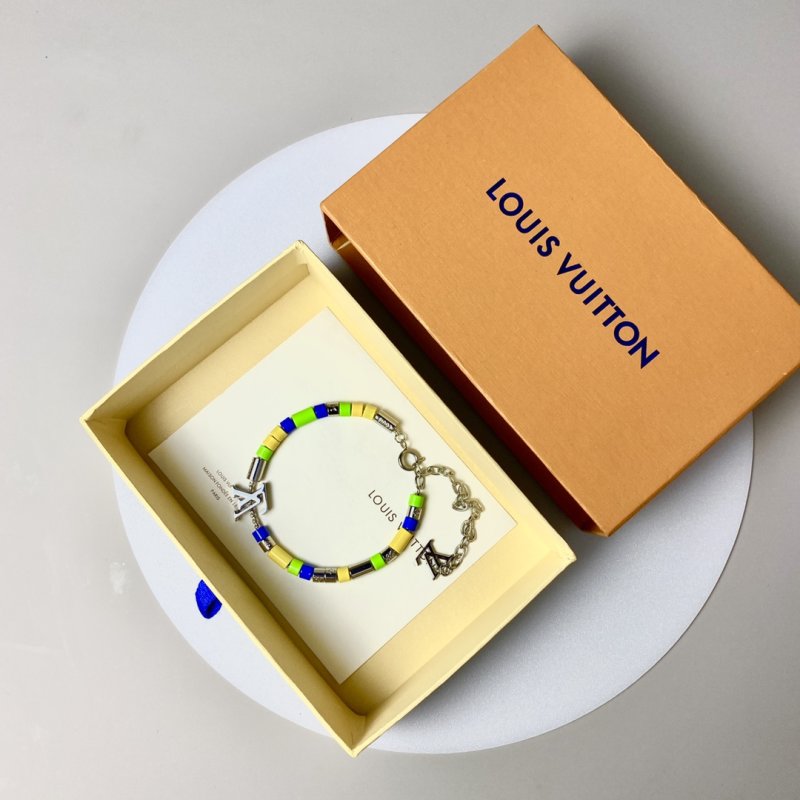 Louis Vuitton Sunrise Beaded Bracelet – Blue/Yellow view