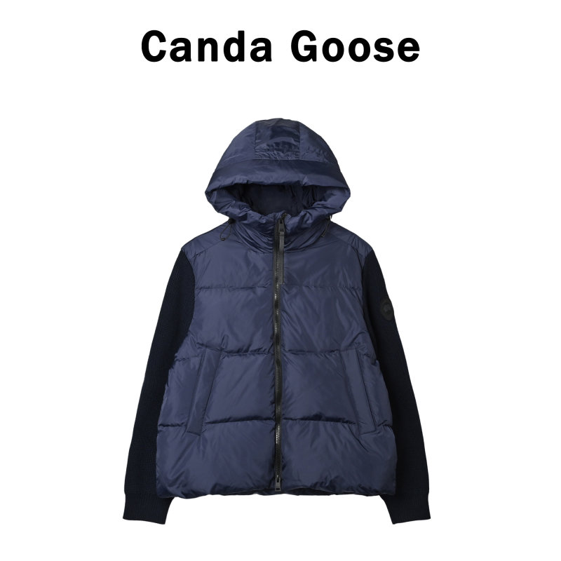 Navy Puffer Down Jacket view
