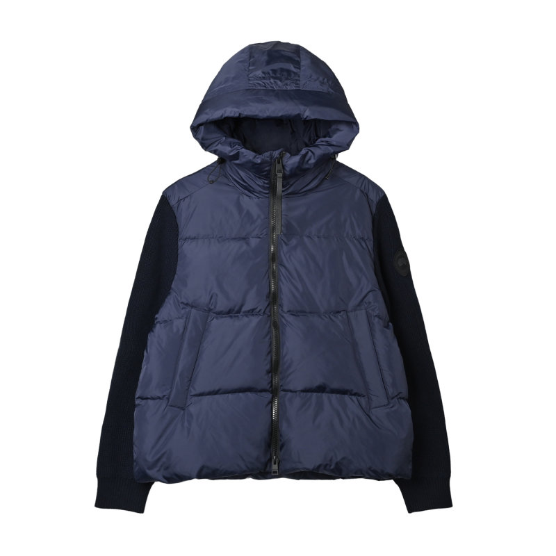 Navy Puffer Down Jacket view