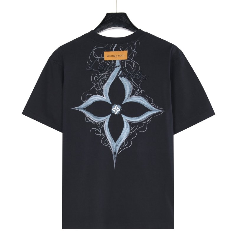 Louis Vuitton LV Monogram Black Short Sleeve T-Shirt view