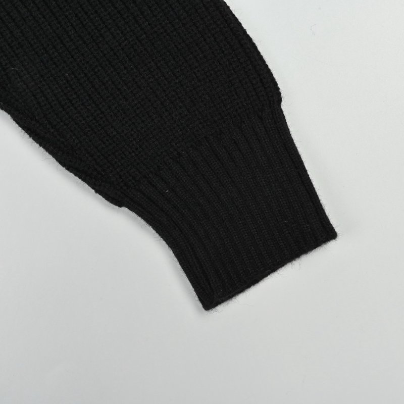 Thom Browne Four-Stripe Knit Puffer Jacket Black view