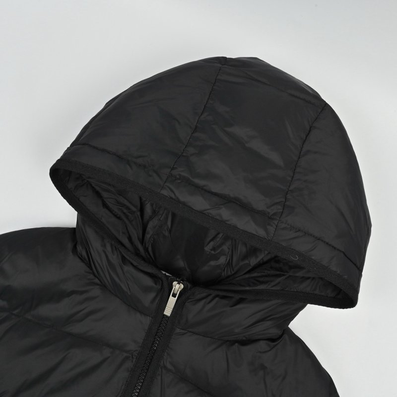 Thom Browne Four-Stripe Knit Puffer Jacket Black view