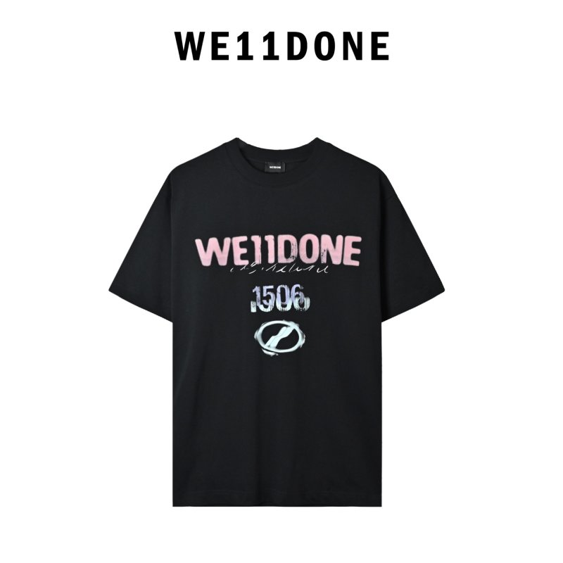 Black Oversized Graphic T-Shirt with Red Stripe Sleeves view