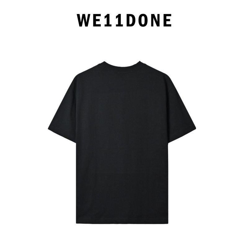 Black Oversized Graphic T-Shirt with Red Stripe Sleeves view