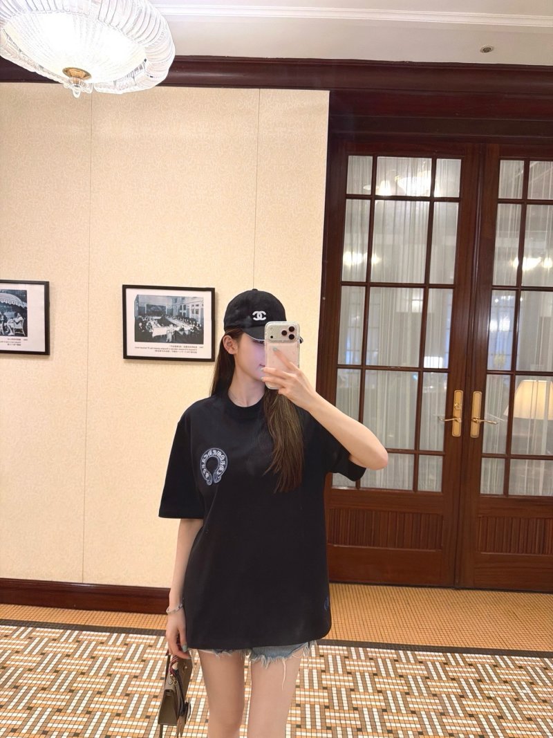 Chanel Black Logo Graphic T-Shirt