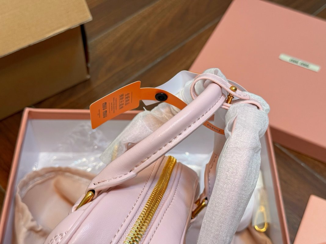 Miu Miu Arcadie Matelassé Pink Shoulder Bag view