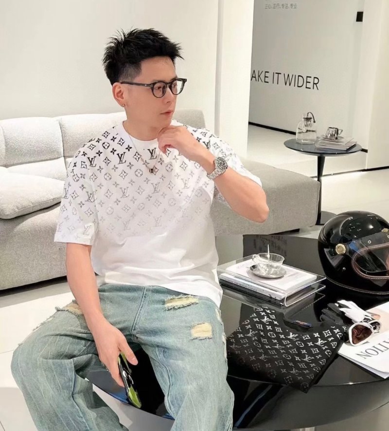 Louis Vuitton Monogram Short Sleeve T-Shirt White
