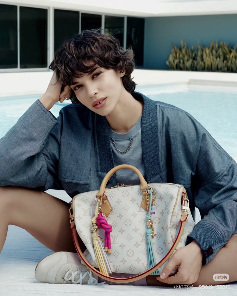 Louis Vuitton Monogram Canvas Tote Bag Cream