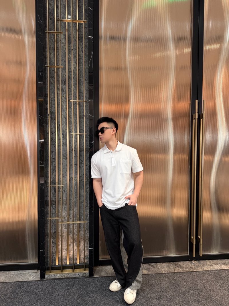 Classic White Short Sleeve Polo Shirt view