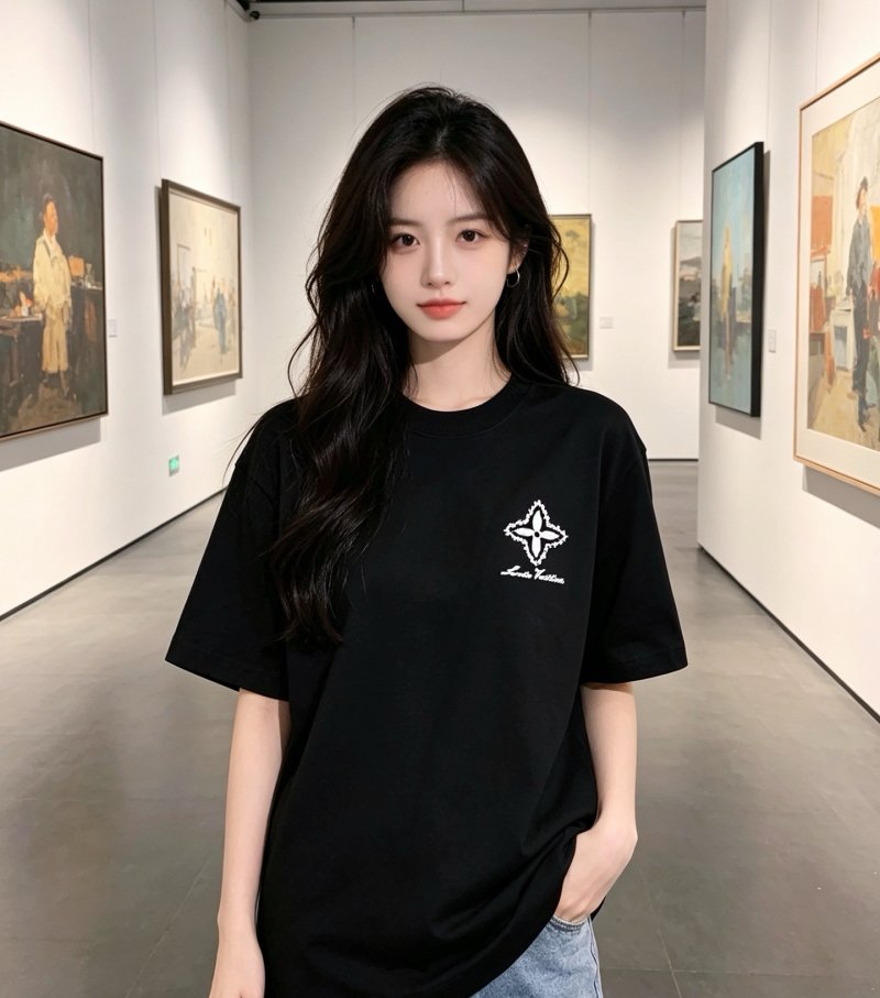 Louis Vuitton Black Star Monogram Short Sleeve T-Shirt view